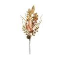 Hot Sale Fake Flowers Branch For Xmas Decoration Golden Silver ChristmasBerry Spray Stem Of Faux Berries Autumn Christmas Fake Flowers Fall Decoration Home