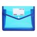 YUEHAO Household Tools Folder File With Snap Document Wallet Expanding File Waterproof Button Folder Office & Stationery Office Craft Stationery Blue