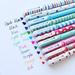 Cute Color Pens for Women Toshine Colorful Gel Ink Pen Set Unicorn Flamingo Pens Multicolor Gel Ink Roller Ball Pens for Kids Girls Children Students Teens Gifts 10 Pcs (0.5 mm)(C)