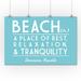 Dominican Republic - Beach Definition - Simply Said - Lantern Press Artwork (36x54 Giclee Gallery Print Wall Decor Travel Poster)