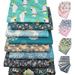 Walbest 9.84 x 9.84 Inch Beautiful Floral Printed Fabric Patchwork Cloth Sewing Quilting Bundles Assorted Pattern Fabric for DIY Sewing 1 Set(1/2/5/6/8/11/18:7Pcs 3/4/7/9/10/12/13/14/15/16/17:8Pcs)