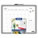 BAZIC Magnetic Dry Erase Calendar Board Aluminium Frame 16 x20 1-Pack