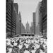 Posterazzi SAL255422558 USA New York City Park Avenue Bed of Tulips Poster Print - 18 x 24 in.