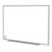 Ghent s Ceramic 4 x 4 Mag. Hygienic Whiteboard with Aluminum Frame in White