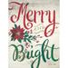 Merry and Bright Poster Print by Cindy Jacobs (24 x 36)