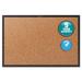 Quartet Classic Series Cork Bulletin Board 24 x 18 Tan Surface Black Aluminum Frame Each