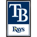 MLB Tampa Bay Rays - Logo 22 Wall Poster 22.375 x 34 Framed