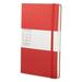 Classic Colored Hardcover Notebook 1 Subject Narrow Rule Red Cover 8.25 X 5 240 Sheets | Bundle of 10 Each