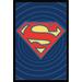 DC Comics - Superman - Classic Logo Wall Poster 22.375 x 34 Framed