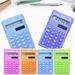 Cheers.US Mini Digital Desktop Calculator with 8-Digit LCD Display Standard Function Electronic Pocket Size Calculator for School Office and Home