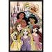 Disney Ultimate Princess Celebration - Castle Group Wall Poster 22.375 x 34 Framed