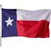 Homissor Durable Texas State TX Flag 3x5 Outdoor with Pole Sleeve Heavy Duty Polyester States of Texas Flags Banner for Indoors