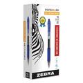 Zebra 46620 Sarasa Retractable Gel Pen Blue Ink Bold Dozen