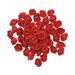 50pcs Foam Rose Heads Artificial Flowers Bulk Foam Roses Red Artificial Roses Heads Fake Rose Heads for Decoration Wedding Party Home DIY Red