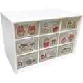 Mini Plastic Drawer Organizer Art Craft Organizers and Storage Used In Desk Vanity In Home or Office 9 Removable Drawers