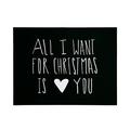 Society6 Leah Flores All I Want for Christmas Is You Poster