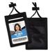 Advantus Id Badge Holder W/convention Neck Pouch Vertical 2 3/4 X 3 1/2 Black 12/pack