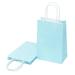 Light Blue Gift Bags: 12 Pack Small Gift Bags with Handle. Great for Gifts Wedding Birthday Shower Holiday Party Favor Treat Goodie & Special Occasions