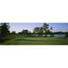 Panoramic Images PPI97130L Lake on a golf course White Deer Run Golf Club Vernon Hills Lake County Illinois USA Poster Print by Panoramic Images - 36 x 12