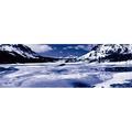 Panoramic Images PPI99160L Lake and snowcapped mountains Tioga Lake Inyo National Forest Eastern Sierra Californian Sierra Nevada California USA Poster Print by Panoramic Images - 36 x 12