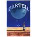 Martell Cognac Vintage Ad Poster France 1955 20x30 Collectors Excellent