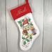 HerrschnersÂ® Cheerful Owl Stocking Stamped Cross-Stitch Kit