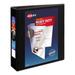 Heavy-Duty Non Stick View Binder With Durahinge And Slant Rings 3 Rings 2 Capacity 11 X 8.5 Black (5500) | Bundle of 10 Each