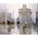 After The Rain The Dewey Arch Madison Square Park New York Poster Print by Paul Cornoyer (10 x 12)