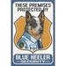 Blue Heeler Security Dog Sign (12x18 Wall Art Poster Room Decor)