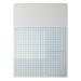 Flipside Products 1/2 Graph Dry Erase White Board 11 x 16 Single | Bundle of 10 Each