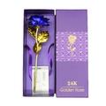 24k Gold Plated Rose With Love Holder Box Gift Valentine s Day Mother s Day Gift Flower Gold Dipped Rose