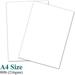 A4 Premium White Card Stock Paper â€“ Great for Copy Printing Writing | 210 x 297 mm (8.27 x 11.69 ) | 80lb (216gsm) Cover Cardstock | 50 Sheets per Pack