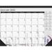 House of Doolittle Recycled Desk Pad Calendar Wild Flowers Artwork 22 x 17 White Sheets Black Binding/Corners 12-Month (Jan-Dec): 2023 (197)