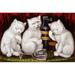 Currier & Ives Three Jolly Kittens after the feast c.1871 Poster Print by Currier & Ives (18 x 24)