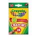 Classic Color Crayons Peggable Retail Pack 24 Colors/pack | Bundle of 5