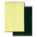 2Pc Tops Docket Steno Pad - 100 Sheet - Gregg Ruled - 6 x 9 - Canary Paper