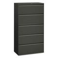 Alera Lateral File 5 Legal/Letter/A4/A5-Size File Drawers Charcoal 36 x 18.63 x 67.63