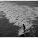 USA California Surfer at Pismo Beach Poster Print (18 x 24)