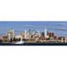 Buildings at the waterfront Delaware River Philadelphia Philadelphia County Pennsylvania USA Poster Print (18 x 7)