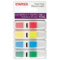 Staples Stickies Page Flags Multicolor 0.47 Wide 140/Pack (14109) 667002