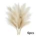 6Pcs Faux Pampas Grass Decor Small Pompous Artificial Dried Pompas Grass Fake Pampas Floral Artificial Flowers Vase Filler Home Wedding Boho Decor