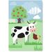Awkward Styles Cute Animals Printed Art Picture Sunny Household Cow Image Farm Poster Decor Farm Animals Unframed Art Kids Room Wall Art Newborn Baby Room Wall Decor Farm Wallpapers Made in USA
