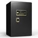 QILLIINN Safety Safe 2.3 Cubic Feet Fire and Water Resistant Electronic Lock Safe Black.