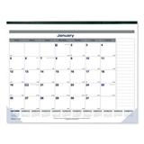 Blueline Monthly Desk Pad Calendar 22 x 17 50% Recycled Blue/White January To December 2023 C177847