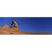 Panoramic Images PPI93364L Low angle view of a natural arch Delicate arch Arches National Park Utah USA Poster Print by Panoramic Images - 36 x 12