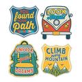 Adventurer Sticker Badges Stickers Pack of 40 | Bundle of 10 Packs