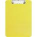 Business Source BSN01867 Flat Clip Clipboard 1 Each Neon Green