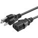 UPBRIGHT NEW AC IN Power Cord Outlet Socket Cable Plug Lead For NuMark CDN15 CDN-15 CDN25 CDN-25 CDN25+G Dual Rack Mountable DJ Dual CD Player
