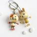 Cat & Rabbit - Cell Phone Charm Strap Camera Charm Strap & Handbags Charms