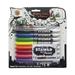 Sharpie Permanent Fabric Markers Brush Tip Assorted Colors Set of 8